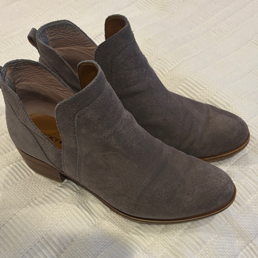 Lucky Brand Womens Ankle Boots 7.5